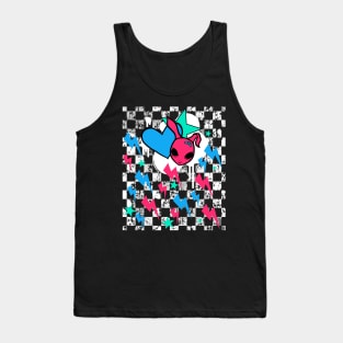 Rock Bunny Checkerboard (Light Version) Tank Top